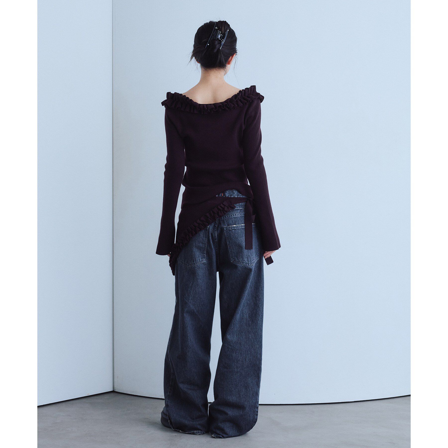 CODE A「frill frame knit」|ニット・セーター|