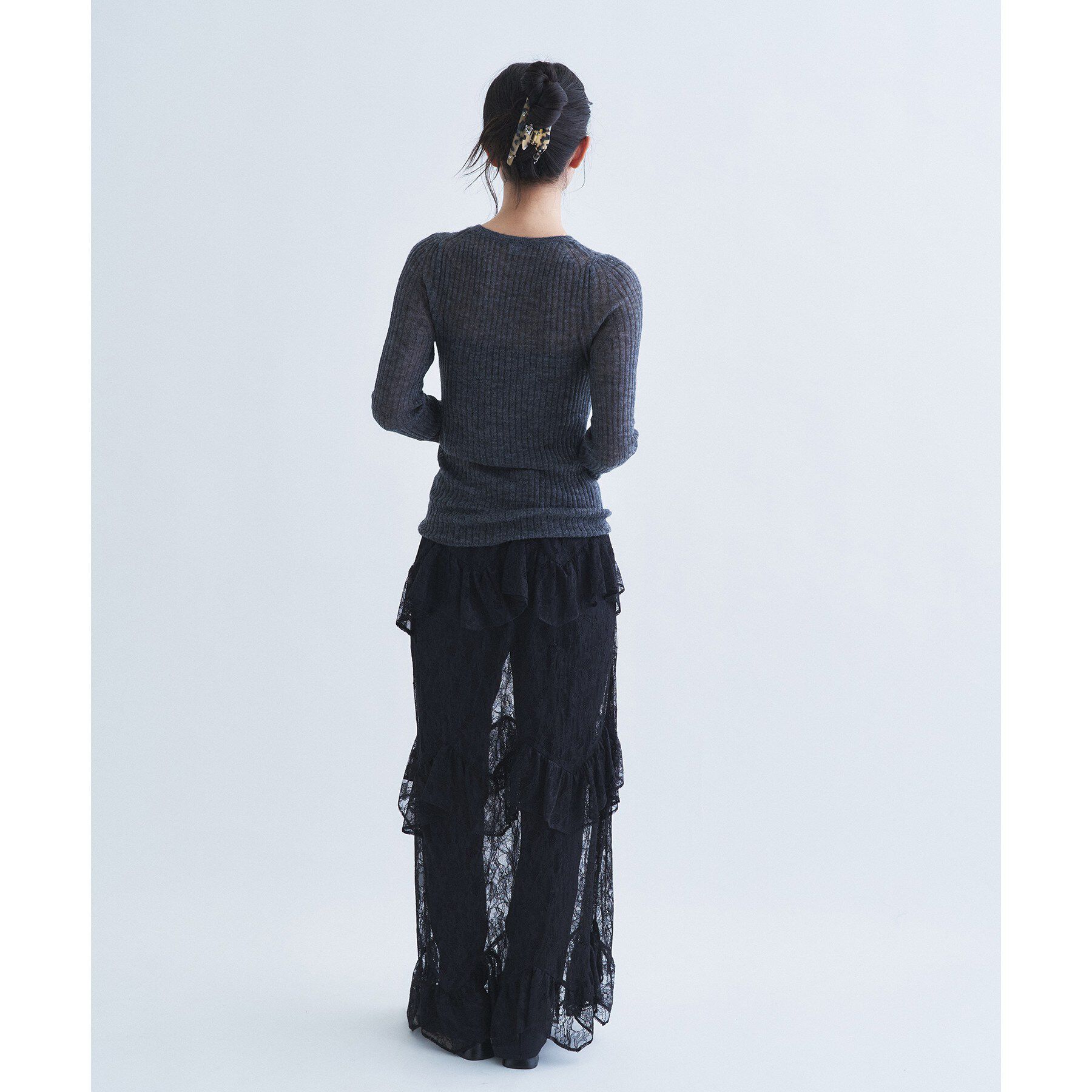 CODE A「layered veil lace skirt」|スカート|