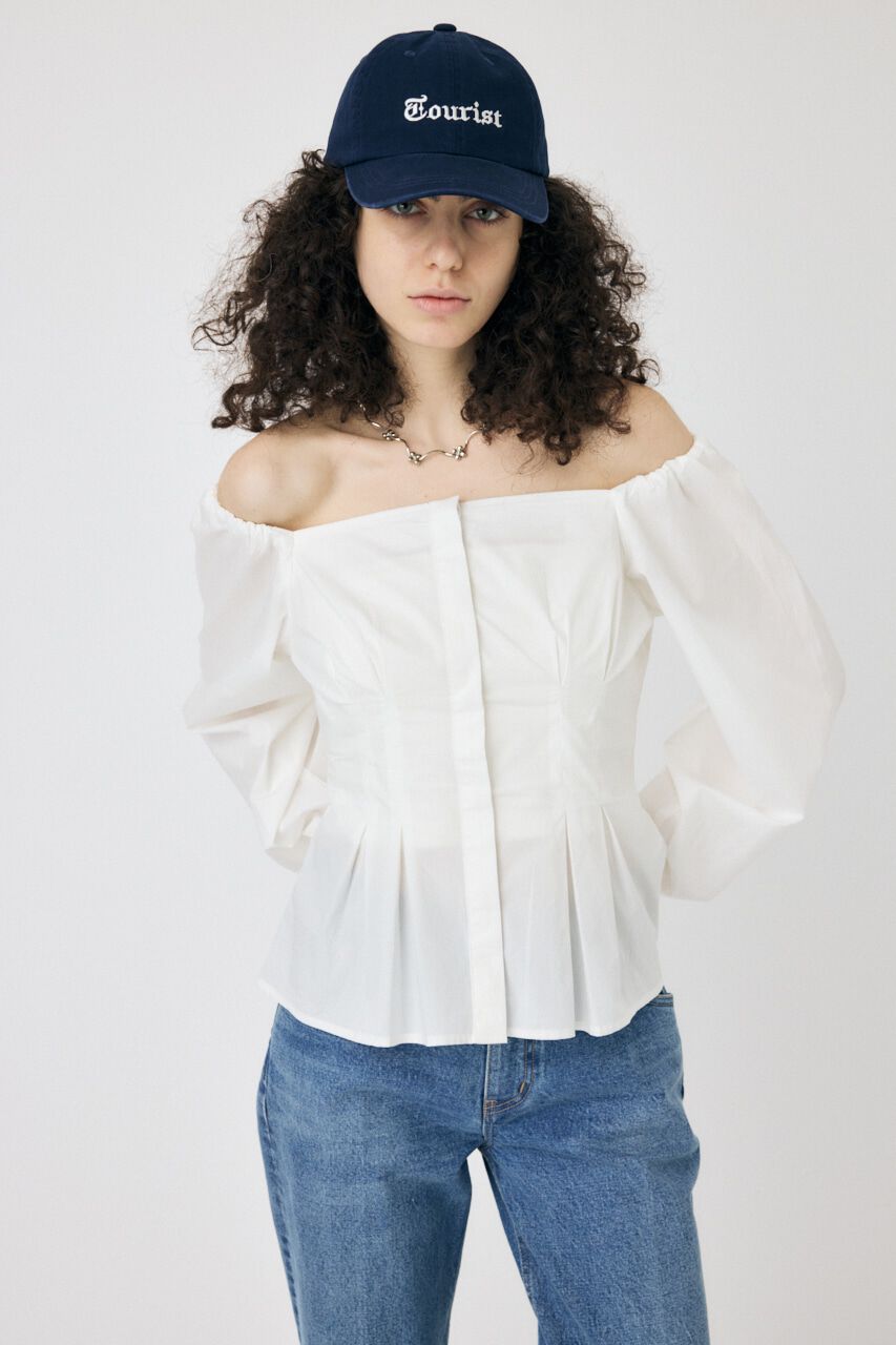 MOUSSY「OFF SHOULDER シャツ」|その他|