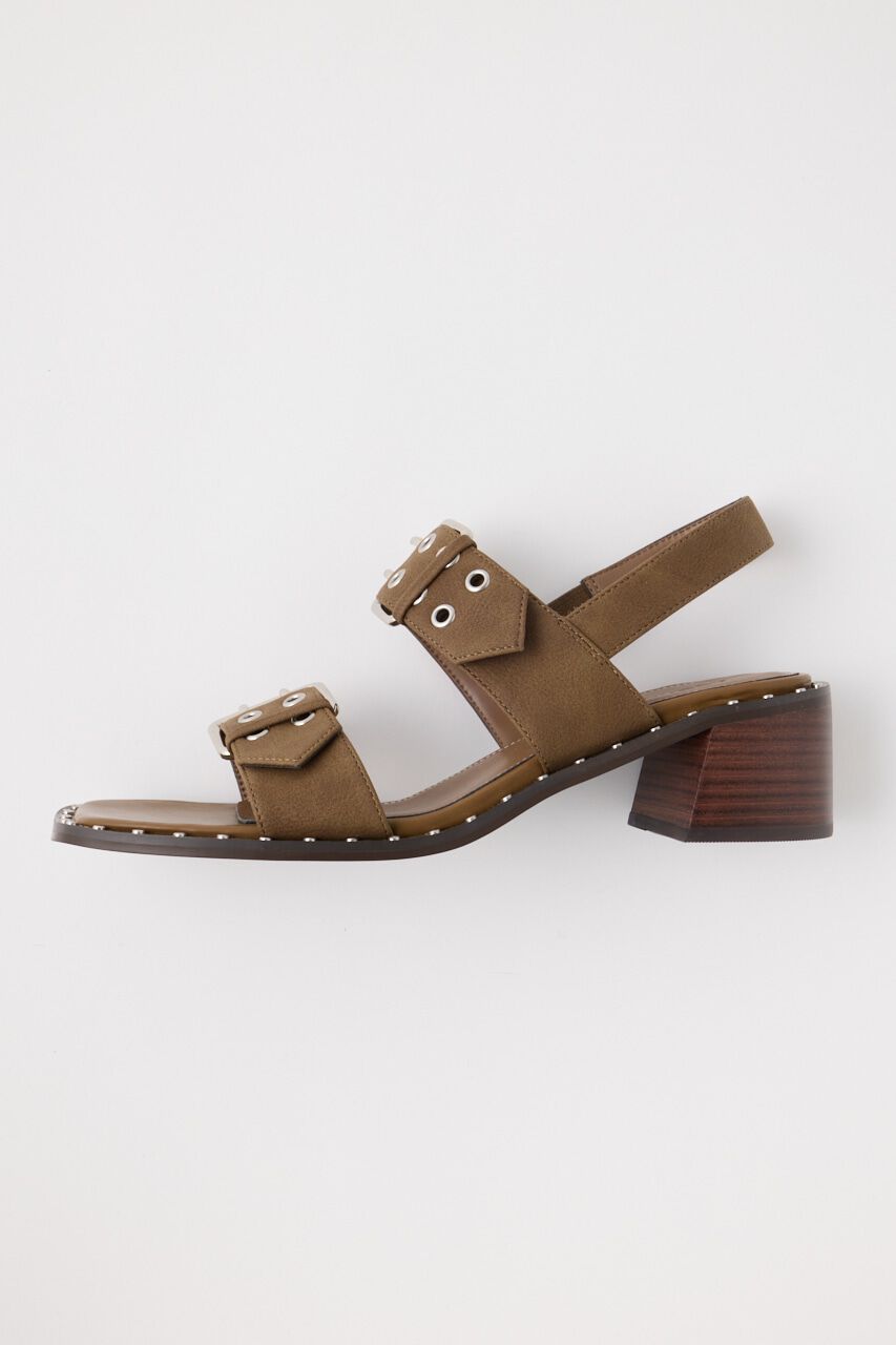 MOUSSY「W BUCKLE STRAP サンダル」|サンダル|