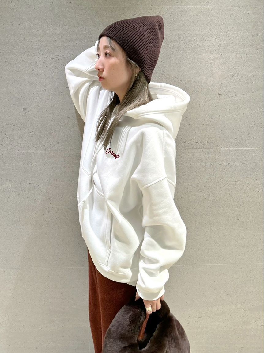 emmi「【ONLINE限定】【emmi&times;GOOD ROCK SPEED】カレッジワイドボディフーディ」|スウェット・ジャージ|