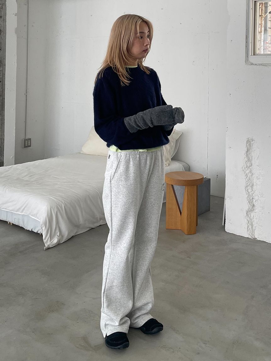 emmi atelier「ウールミックスロングミトン」|手袋|