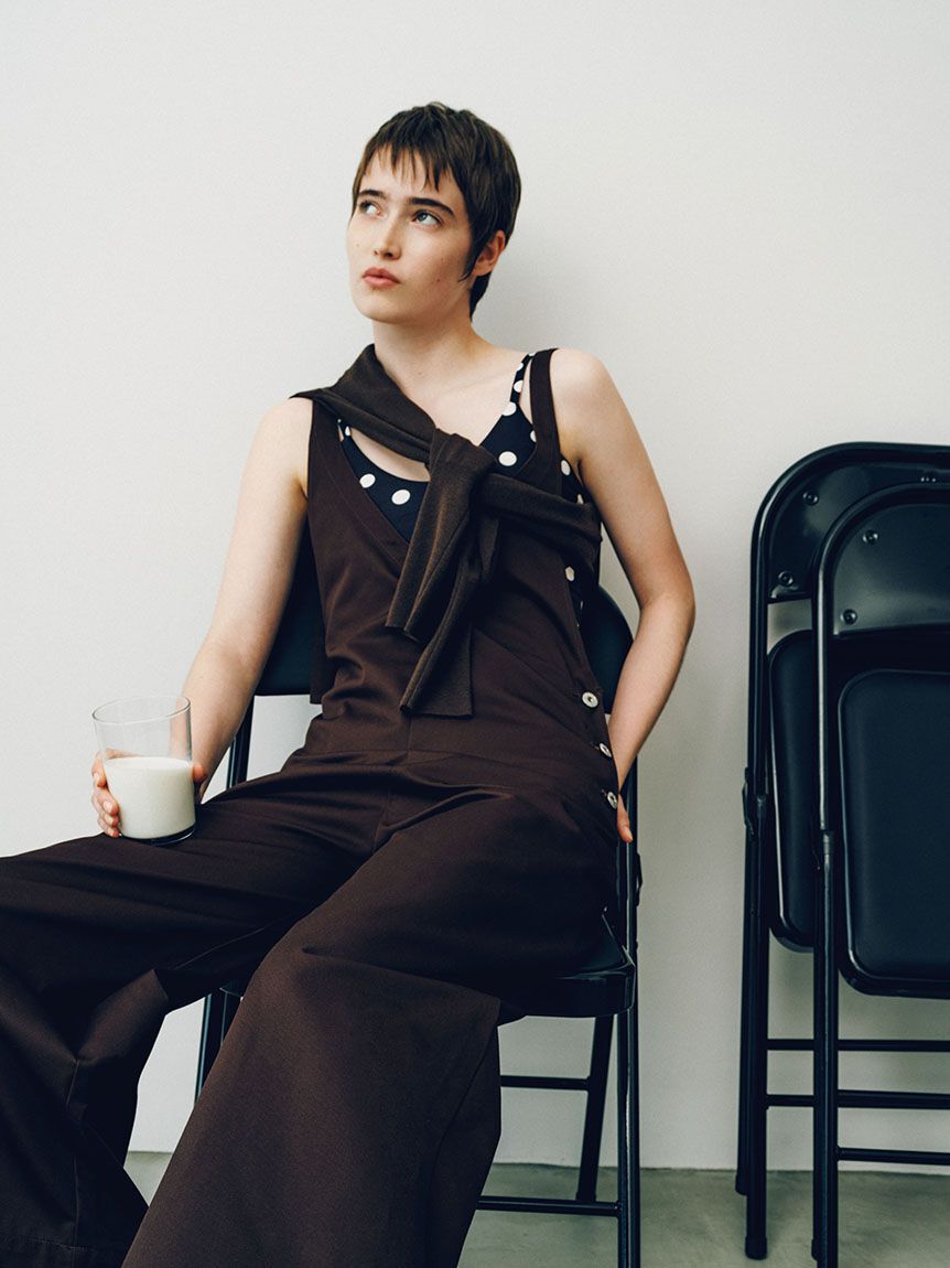emmi atelier「【ONLINE限定カラーあり】emmiロゴクルーネックプルオーバー」|ニット・セーター|