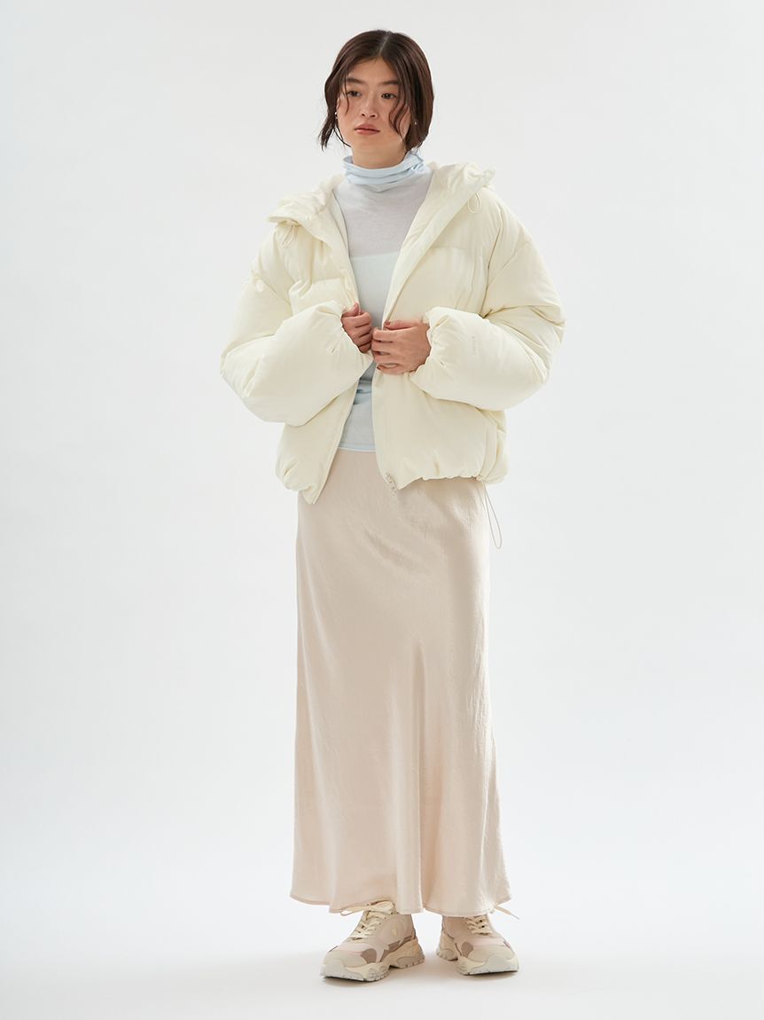 emmi atelier「オーガニックコットンハイネックニットプルオーバー」|ニット・セーター|