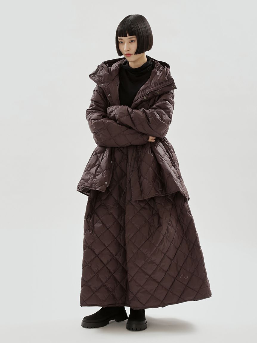 emmi atelier「オーガニックコットンハイネックニットプルオーバー」|ニット・セーター|