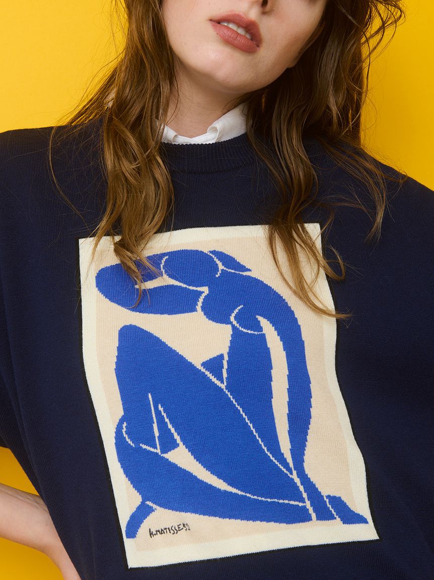 emmi atelier「【Henri Matisse】インターシャニットプルオーバー」|ニット・セーター|