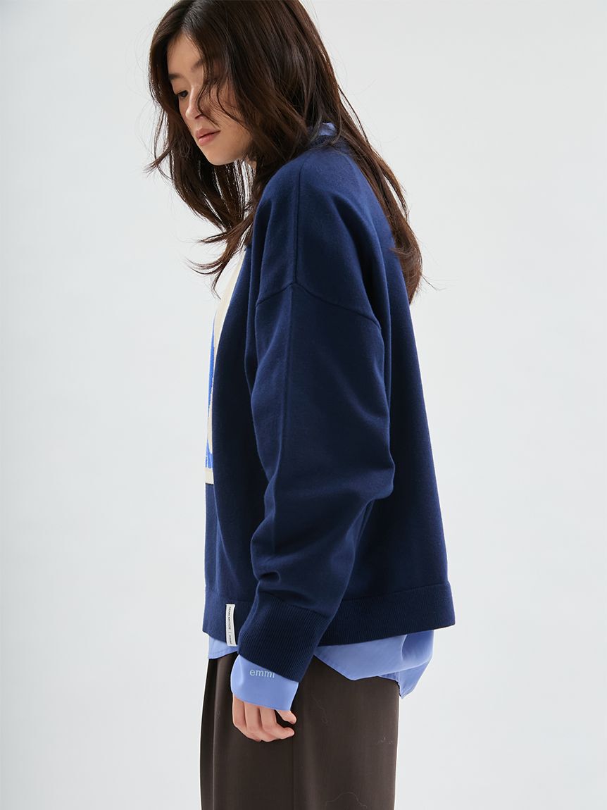 emmi atelier「【Henri Matisse】インターシャニットプルオーバー」|ニット・セーター|