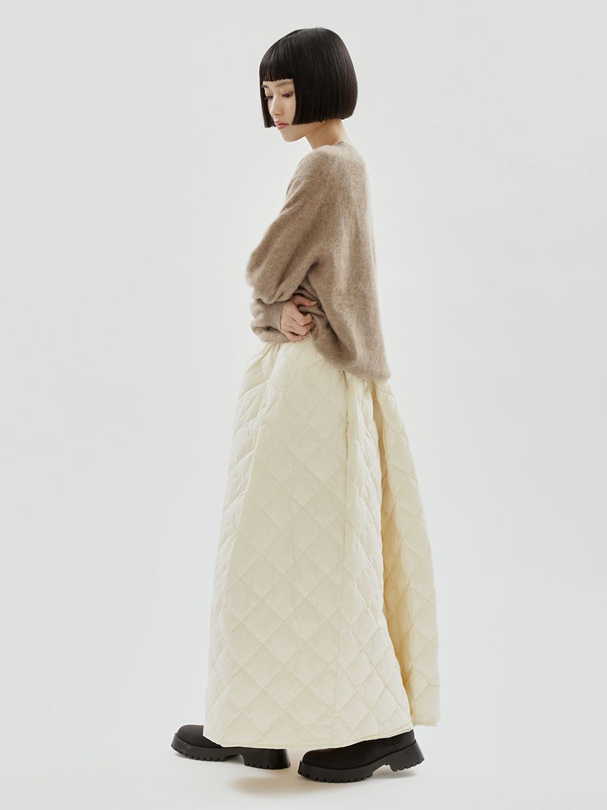 emmi atelier「ウール混ミンク加工ニット」|ニット・セーター|
