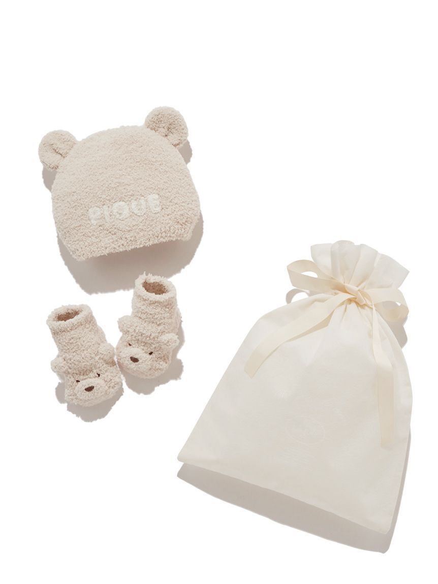 GELATO PIQUE KIDS & BABY「【ラッピング済み】【BABY】パウダーベアキャップ＆ソックスSET」|その他ベビー用品|
