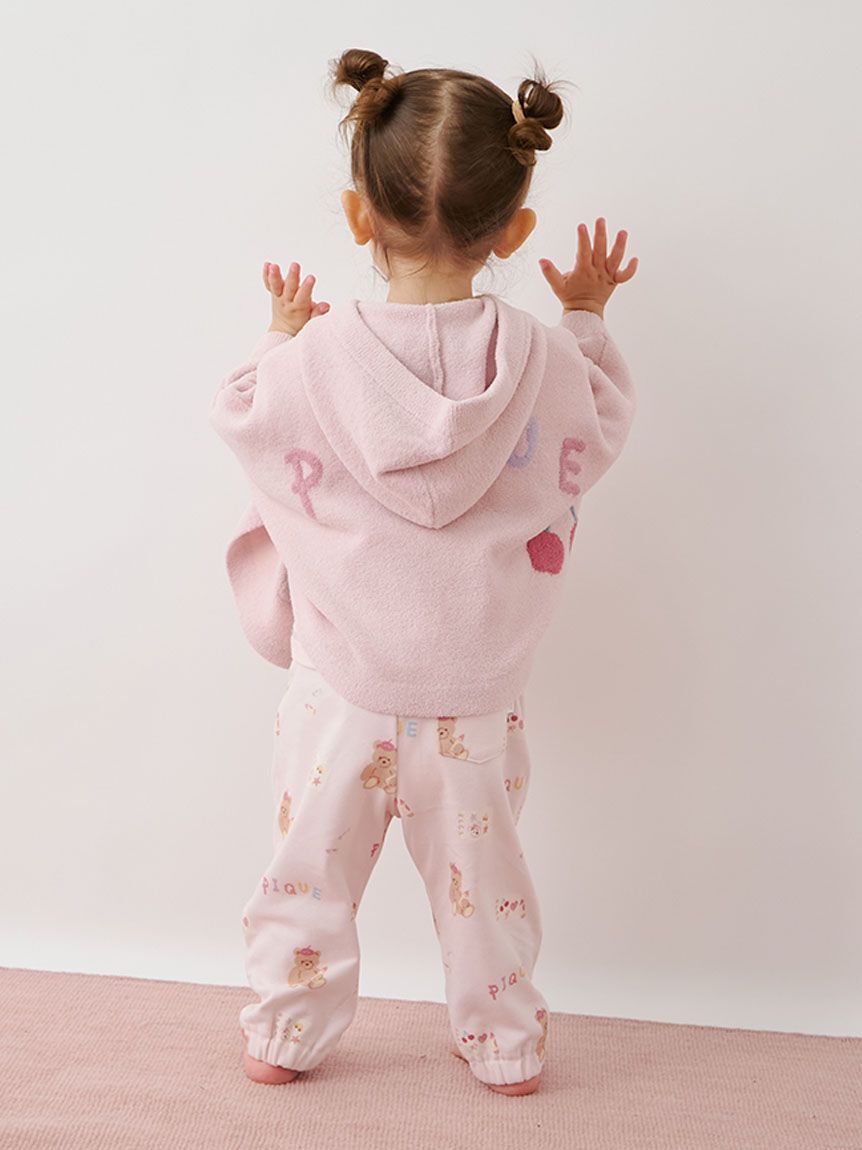 GELATO PIQUE KIDS & BABY「【ラッピング済み】【BABY】エアリーモコドローイングベアポンチョ&ベアラトルSET」|その他ベビー用品|