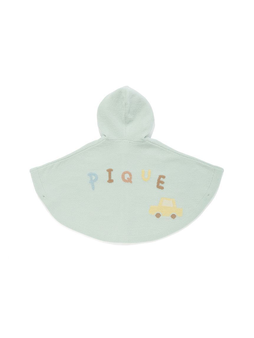 GELATO PIQUE KIDS & BABY「【ラッピング済み】【BABY】エアリーモコドローイングベアポンチョ&ベアラトルSET」|その他ベビー用品|