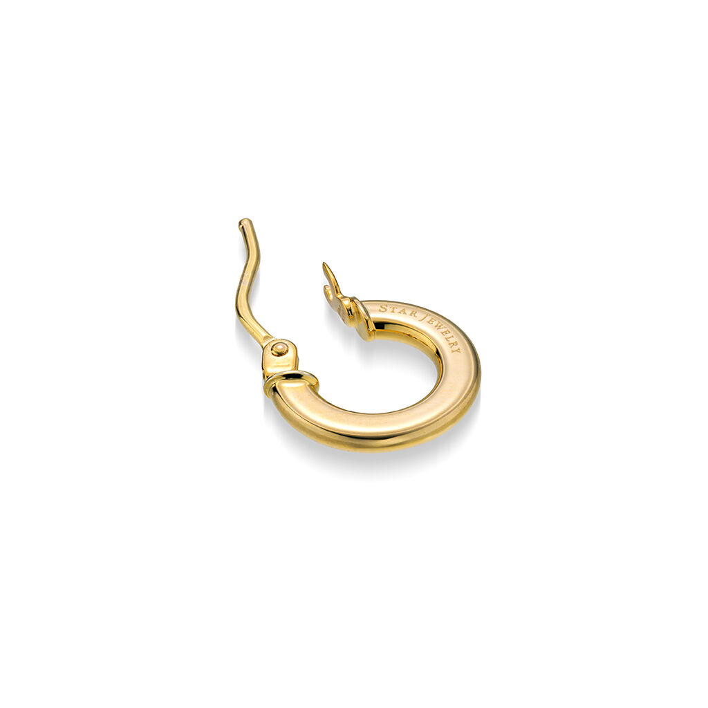 STAR JEWELRY「HOOP PIERCED EARRING (1cm/片耳用)」|ピアス|
