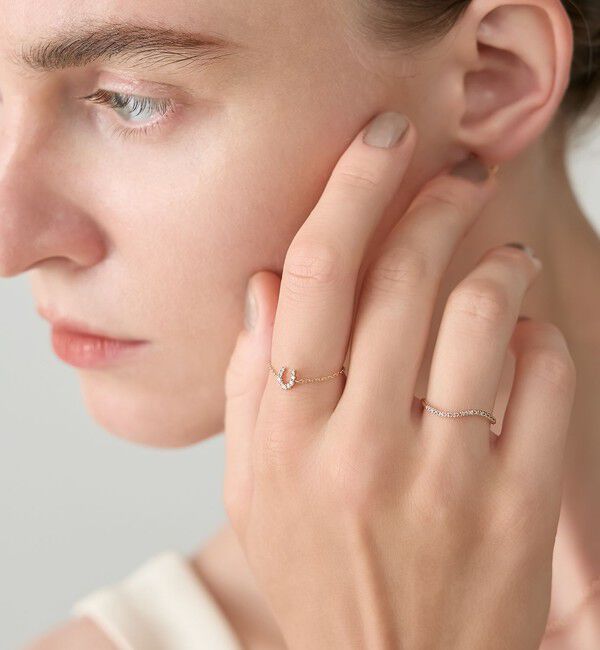agete「K5ダイヤモンドリング（0.04ct)」|リング|