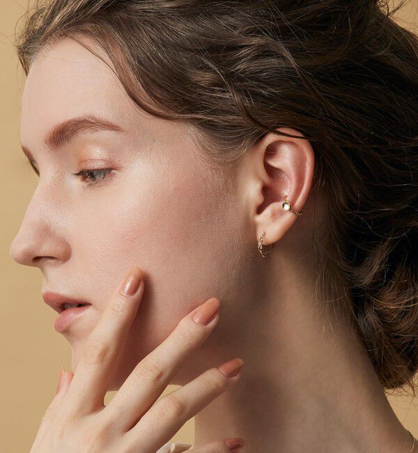 agete「K10ピアス」|ピアス|