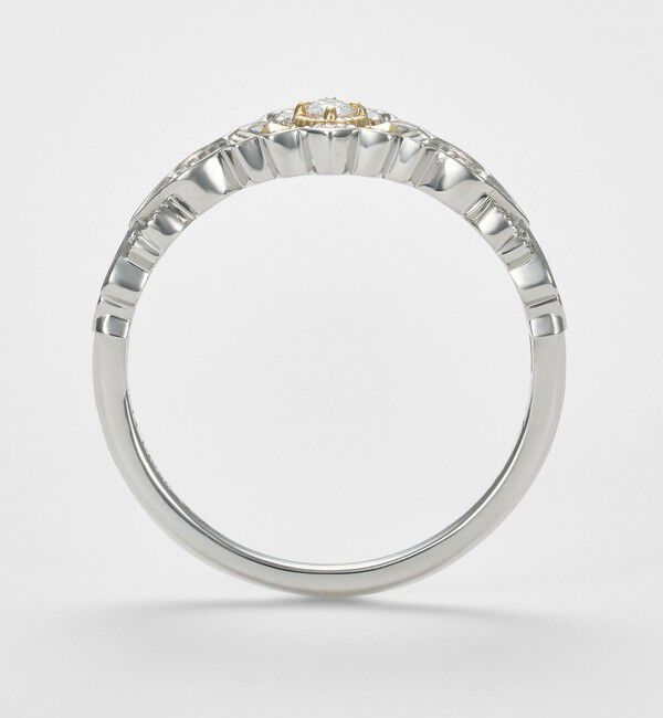 agete「《Limited Edition》K10／プラチナダイヤモンドリング（0.13ct）」|その他|