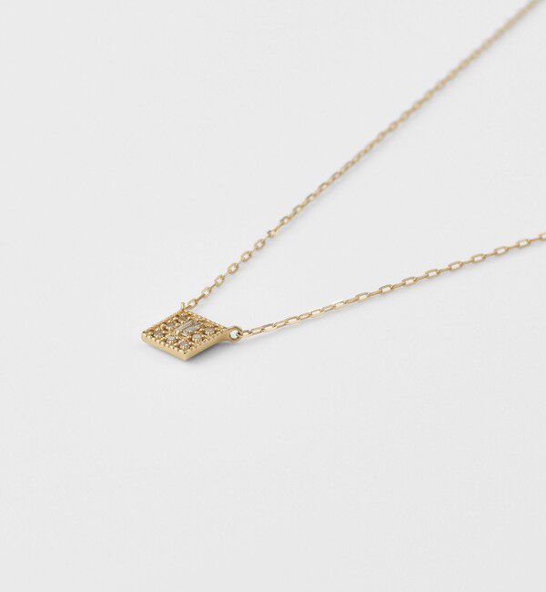agete「《Limited Edition》K10ダイヤモンドネックレス（0.06ct）」|ネックレス|