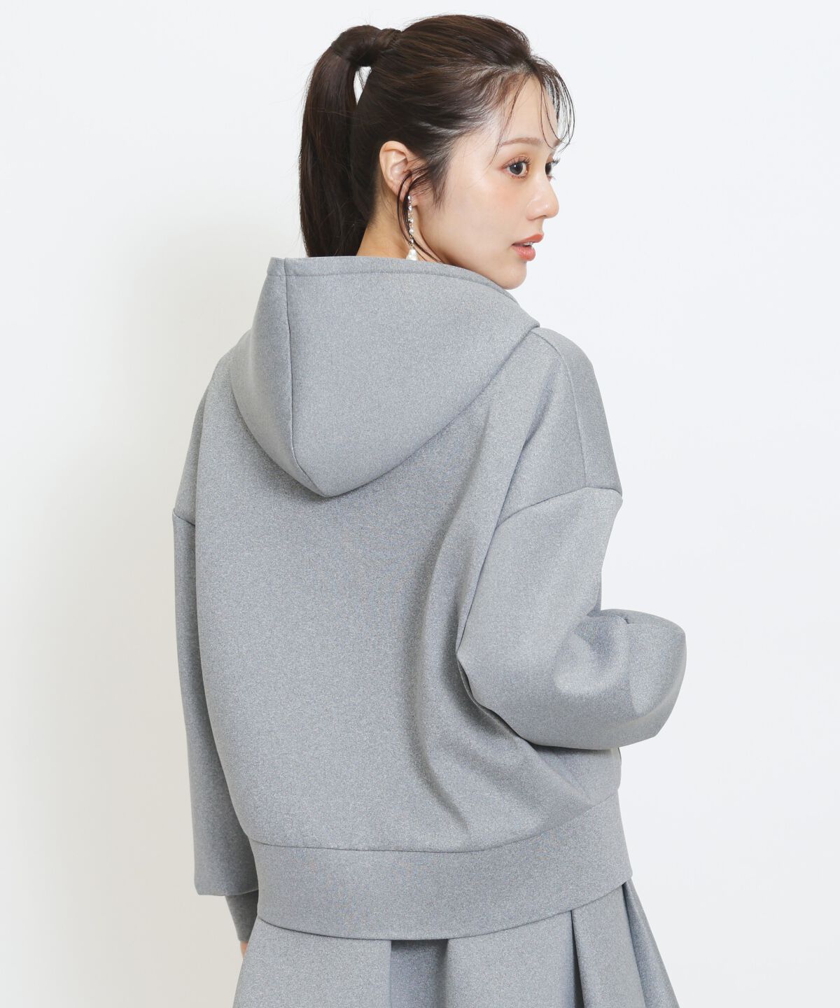 WILLSELECTION「ロゴ刺繍オーバーサイズフーディ」|パーカー|