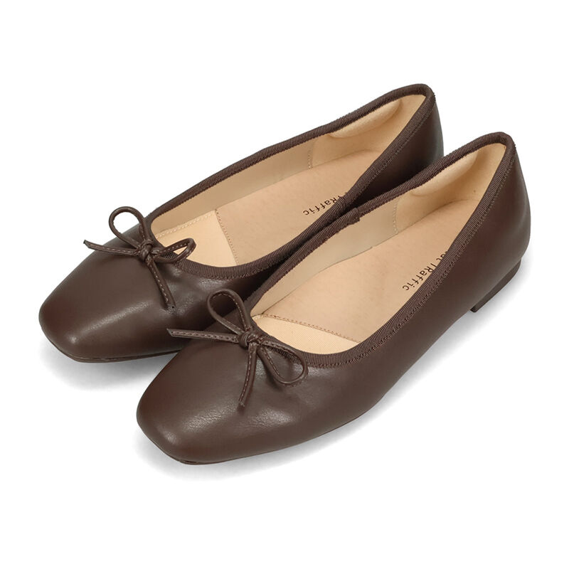 ORiental TRaffic「【 跳べるパンプス /　新色追加 】 バレエ シューズ /R-3208 厚手クッション フラット ヒール1ｃｍ」|パンプス|