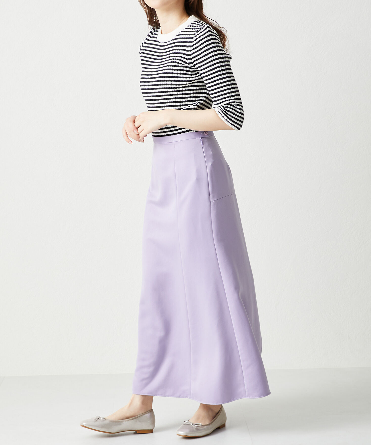 ORiental TRaffic「【 跳べるパンプス /　新色追加 】 バレエ シューズ /R-3208 厚手クッション フラット ヒール1ｃｍ」|パンプス|