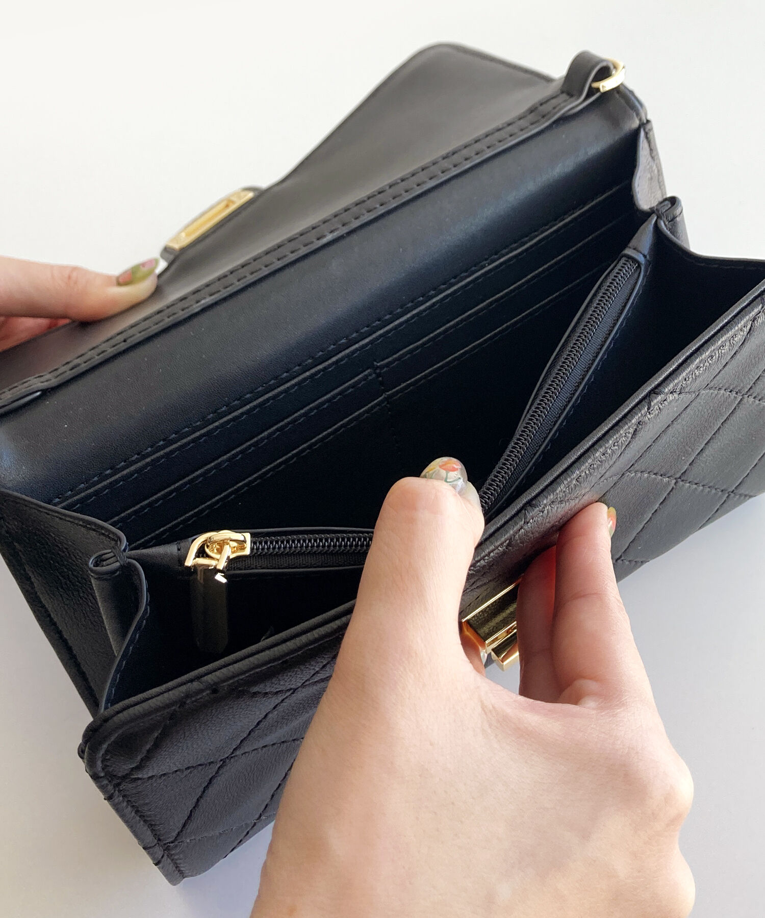 ORiental TRaffic「【BAG】キルティングお財布バッグ/BA-238 トレンド 人気 フェミニン カジュアル」|ショルダー・メッセンジャー|