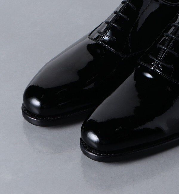 UNITED ARROWS「＜UNITED ARROWS＞ エナメル プレーントゥ」|ビジネス・ドレスシューズ|