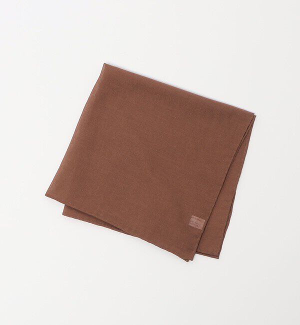 UNITED ARROWS「コットン シルク ポケットチーフ」|ハンカチ|MD.BROWN