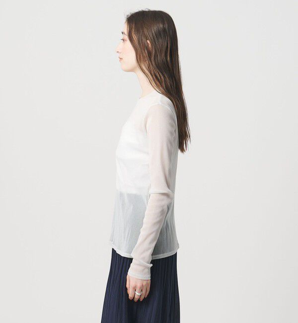 UNITED ARROWS「チュールジャージー グリッター カットソー」|Tシャツ・カットソー|