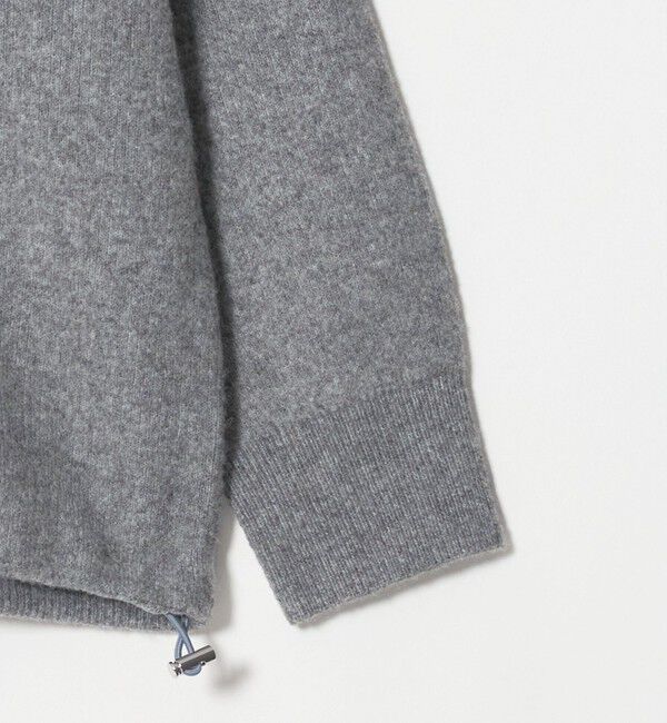 UNITED ARROWS「ジップ アップ プルオーバー ニット」|ニット・セーター|