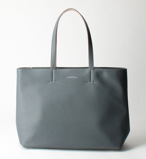 UNITED ARROWS green label relaxing「シボ レザーライク ジップ トート バッグ」|トートバッグ|