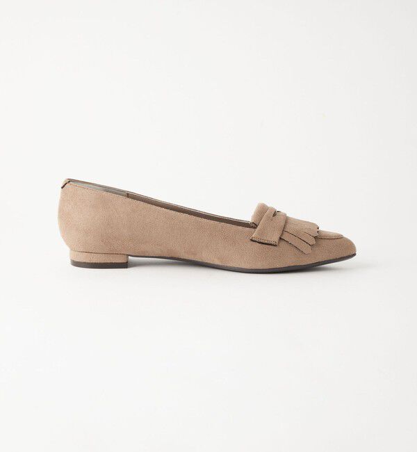 UNITED ARROWS green label relaxing「【WEB限定】ポインテッド キルト フラットシューズ（1.5cmヒール) -撥水-」|パンプス|
