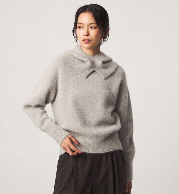 UNITED ARROWS green label relaxing「ヘアリー ニット プルオーバー」|ニット・セーター|BEIGE
