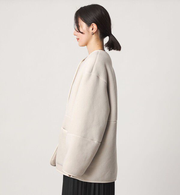 UNITED ARROWS green label relaxing「【WEB限定】＜at ease＞フリース ボア リバーシブル ブルゾン」|その他|