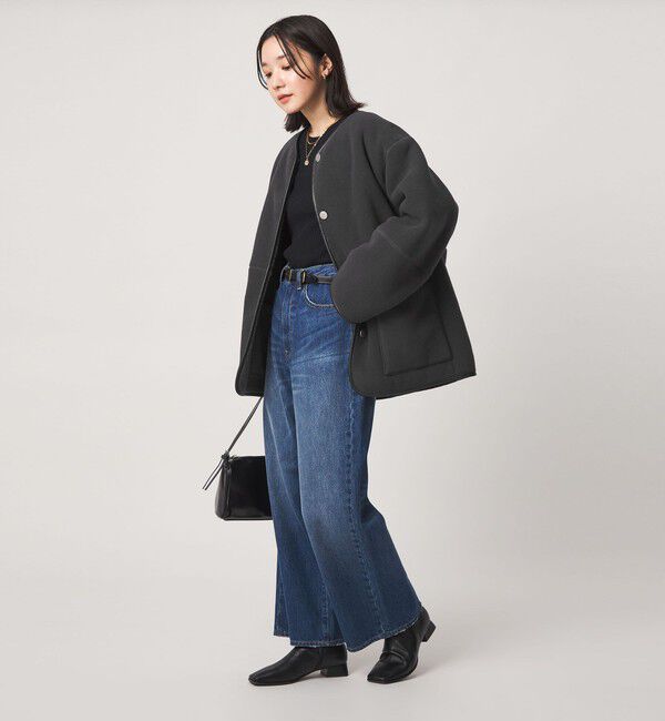 UNITED ARROWS green label relaxing「【WEB限定】＜at ease＞フリース ボア リバーシブル ブルゾン」|その他|