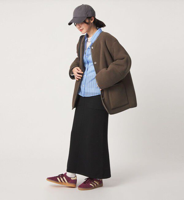 UNITED ARROWS green label relaxing「【WEB限定】＜at ease＞フリース ボア リバーシブル ブルゾン」|その他|