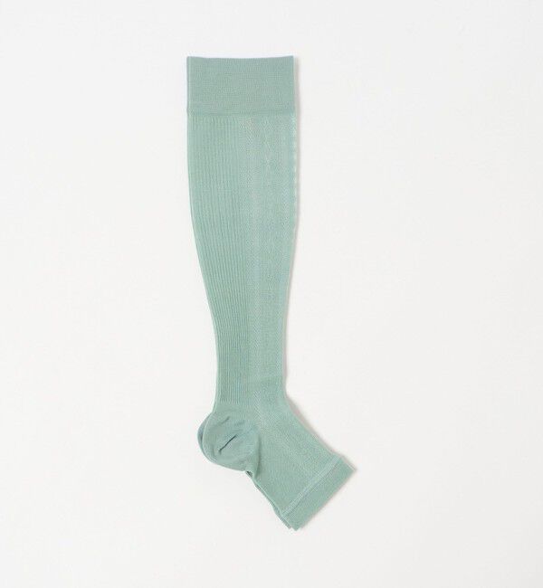 UNITED ARROWS green label relaxing「＜MAEE＞コンプレッションソックス（オープントゥ アイレットタイプ）/ 着圧」|ソックス|LIME