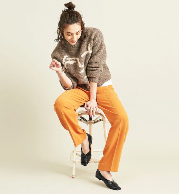 BEAUTY&YOUTH UNITED ARROWS「Vカットステッチ フラットシューズ」|バレエシューズ|