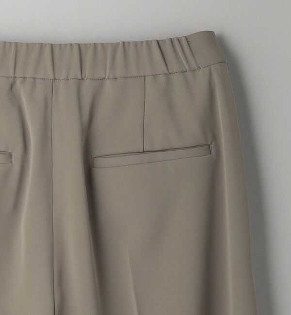 BEAUTY&YOUTH UNITED ARROWS「【WEB限定 Wardrobe DAILY MINIMAL】ダブルクロス タックワイドストレートパンツ ウォッシャブル」|スラックス|