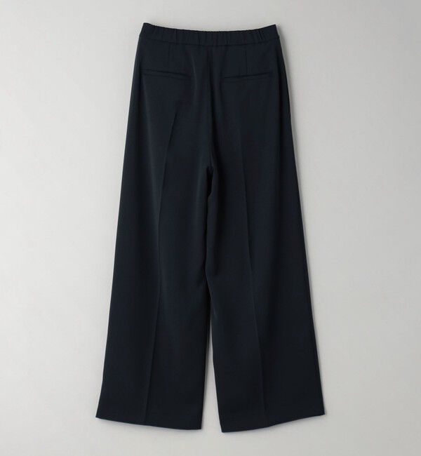 BEAUTY&YOUTH UNITED ARROWS「【WEB限定 Wardrobe DAILY MINIMAL】ダブルクロス タックワイドストレートパンツ ウォッシャブル」|スラックス|