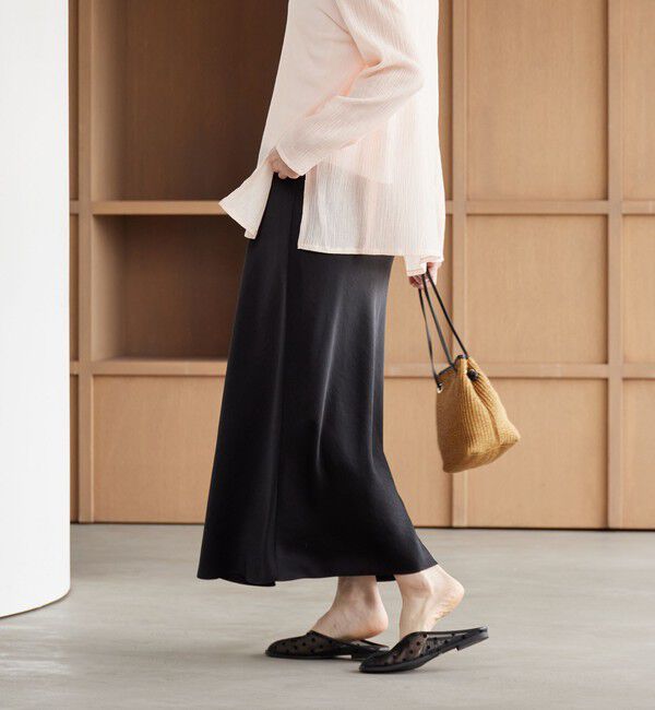 BEAUTY&YOUTH UNITED ARROWS「ポリエステルサテン マーメイドフレアスカート 」|スカート|