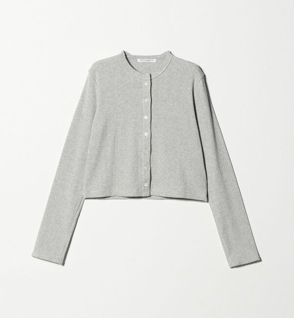 BEAUTY&YOUTH UNITED ARROWS「コットン パターンメッシュ カーディガン ウォッシャブル」|カーディガン|