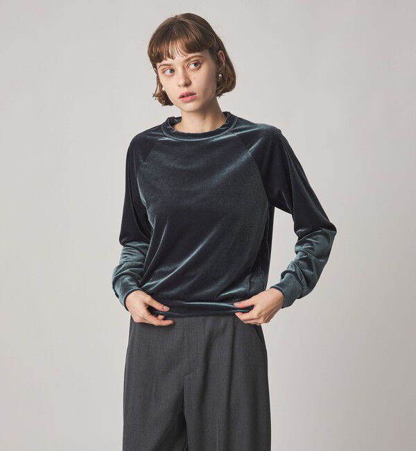 STEVEN ALAN「＜Steven Alan＞ベロア プルオーバー」|Tシャツ・カットソー|COBALT