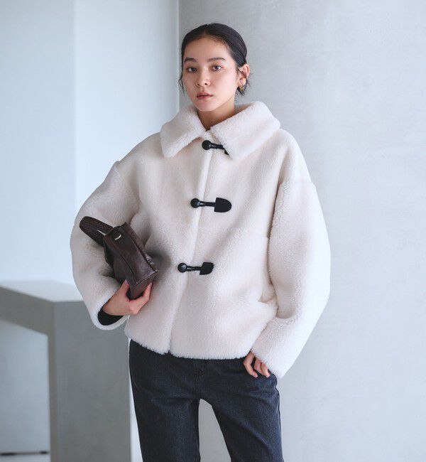 BEAUTY&YOUTH UNITED ARROWS「【WEB限定】ボア&times;フェイクムートン ループボタンジャケット 2WAY」|その他|