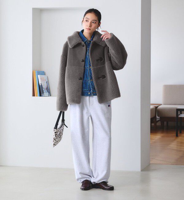 BEAUTY&YOUTH UNITED ARROWS「【WEB限定】ボア&times;フェイクムートン ループボタンジャケット 2WAY」|その他|