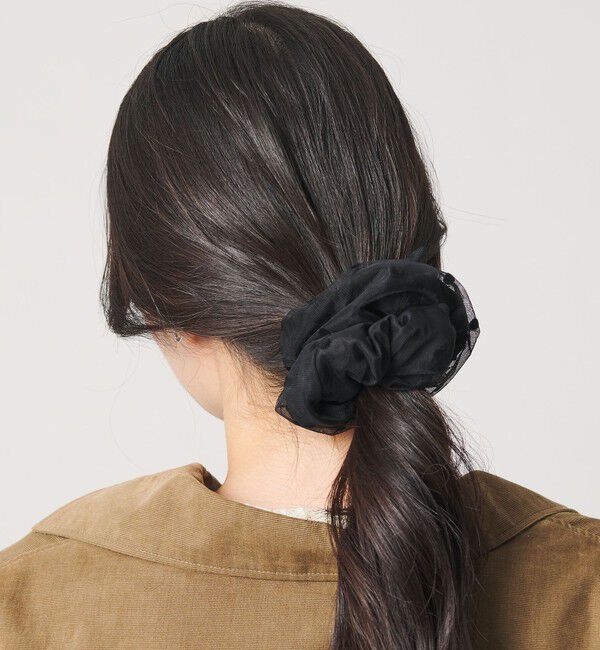 BEAUTY&YOUTH UNITED ARROWS「【WEB限定】ドット チュール シュシュ」|ヘアゴム・シュシュ|