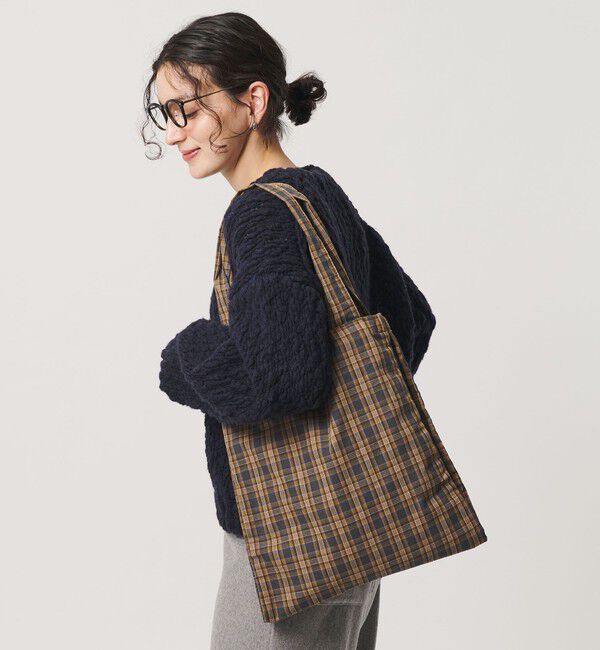 BEAUTY&YOUTH UNITED ARROWS「チェック パッカブル トートバッグ」|トートバッグ|