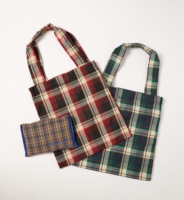 BEAUTY&YOUTH UNITED ARROWS「チェック パッカブル トートバッグ」|トートバッグ|
