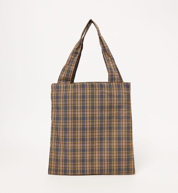 BEAUTY&YOUTH UNITED ARROWS「チェック パッカブル トートバッグ」|トートバッグ|