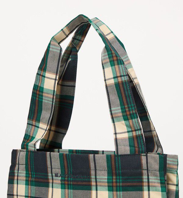 BEAUTY&YOUTH UNITED ARROWS「チェック パッカブル トートバッグ」|トートバッグ|