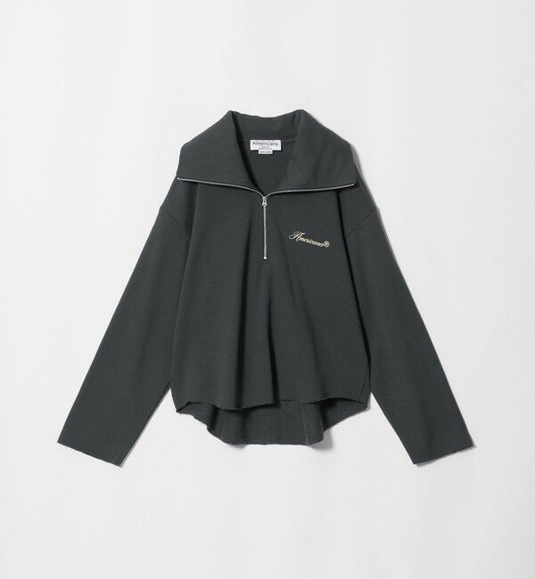 BEAUTY&YOUTH UNITED ARROWS「【別注】＜Americana＞ハーフジップ スウェット プルオーバー」|スウェット・ジャージ|BLACK
