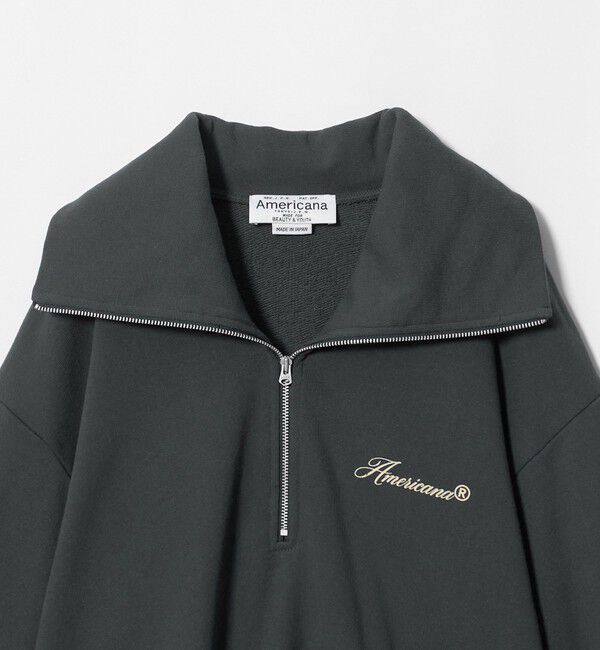 BEAUTY&YOUTH UNITED ARROWS「【別注】＜Americana＞ハーフジップ スウェット プルオーバー」|スウェット・ジャージ|